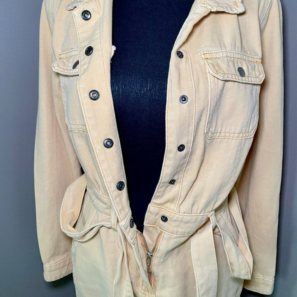 MISSGUIDED Denim Cotton Jumpsuit - Picture 7 of 8